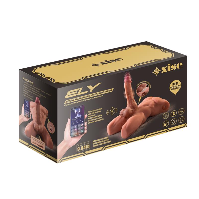 Ely Torso con Dildo Desmontable, Thrusting y APP 4.1 kg - Imagen 3