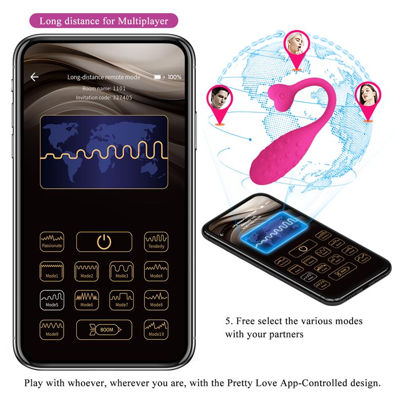Fisherman Huevo Vibrador con APP - Imagen 15