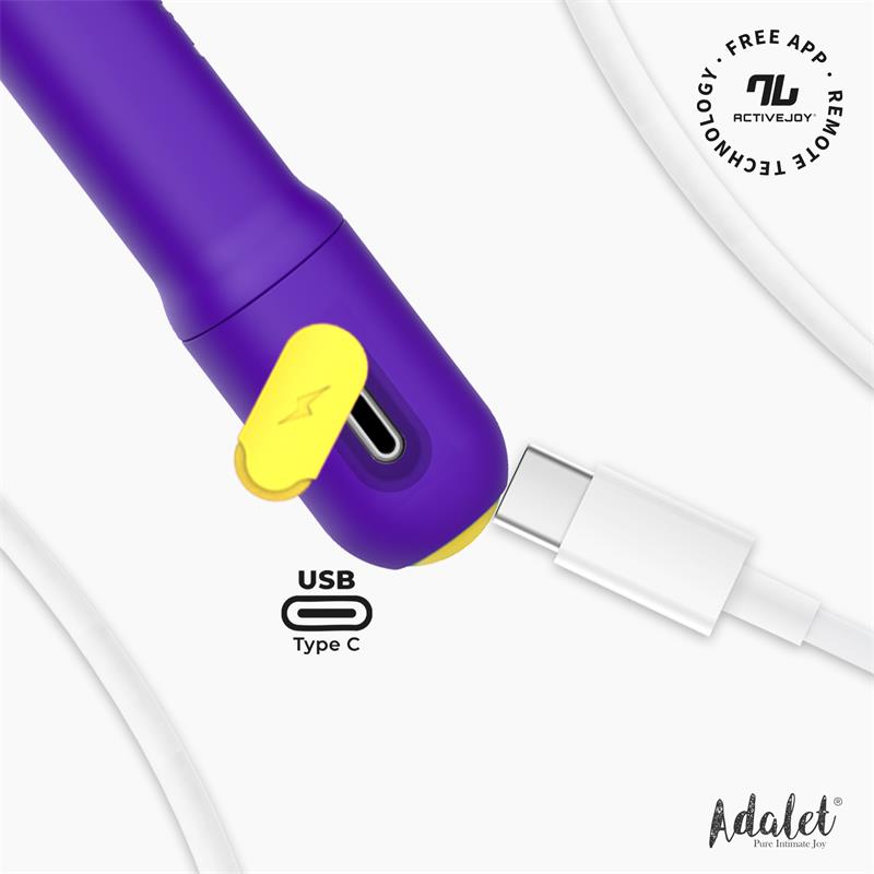 Gently Estimulador Punto G con APP Purpura - Imagen 7