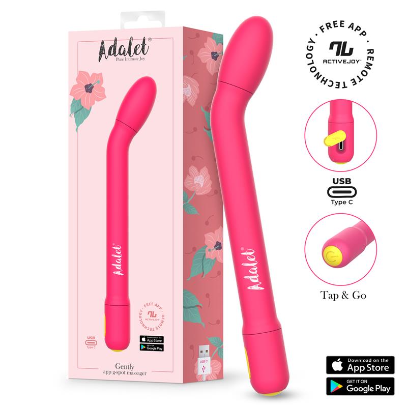 Gently Estimulador Punto G con APP Rosa - Imagen 2