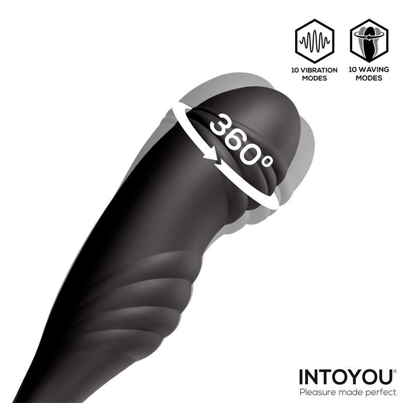 Kamber Plug Anal Vibración y Waving 360º y Estimulador Testículos - Imagen 5
