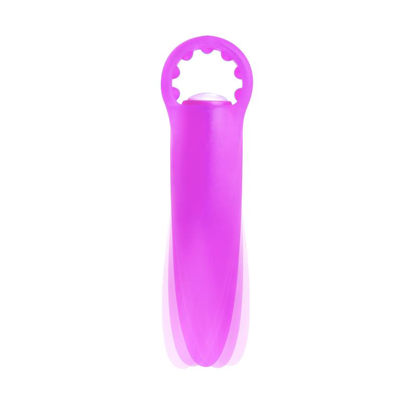 Neon Mini Vibrador Lil Finger Púrpura - Imagen 4