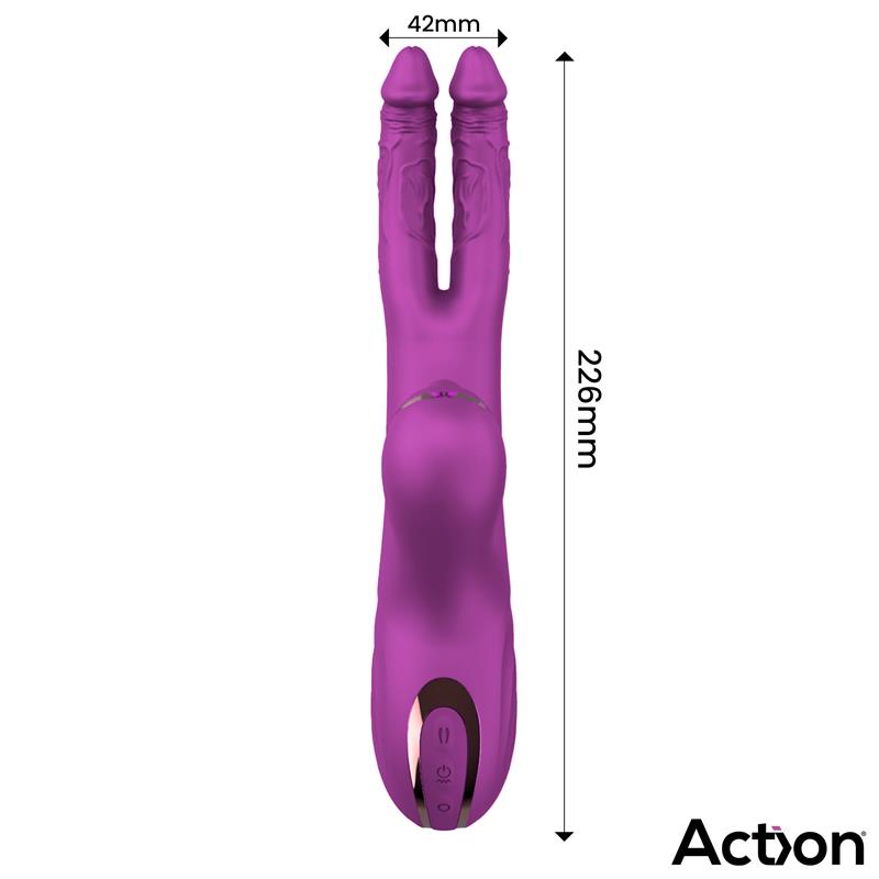 Nico Vibrador con Dildos Alternantes y Bola Percutora 4 Motores - Imagen 8
