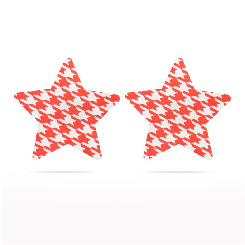 Pack Pezoneras Estrella Rojo y Negro - Imagen 4