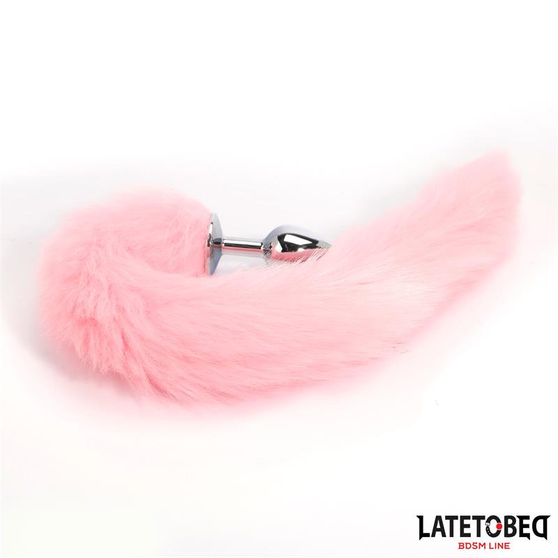 Plug Anal con Cola Rosa 40 cm - Imagen 4