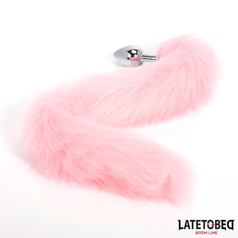 Plug Anal con Cola Rosa 40 cm - Imagen 5