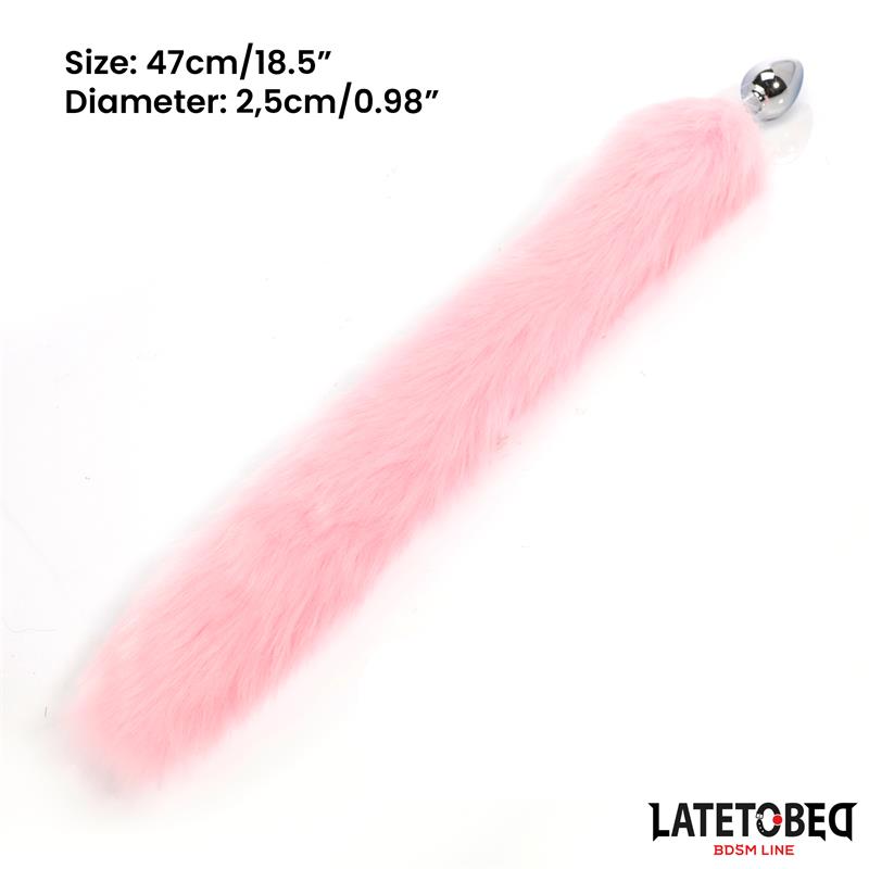 Plug Anal con Cola Rosa 40 cm - Imagen 10