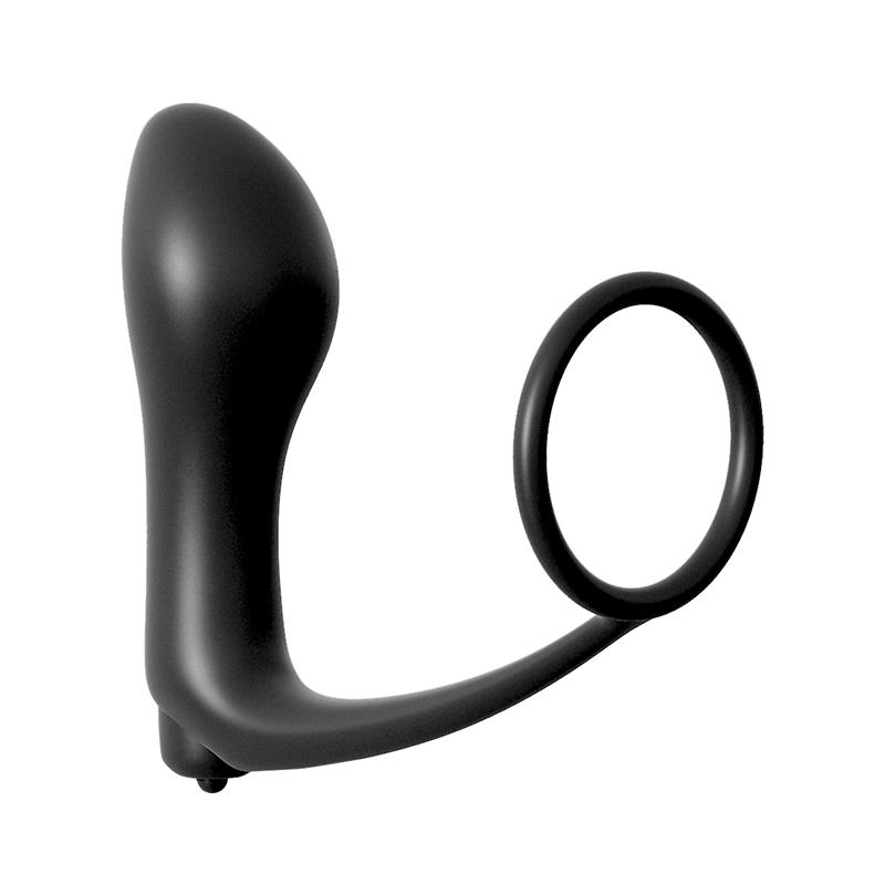 Plug Anal con Vibración Negro