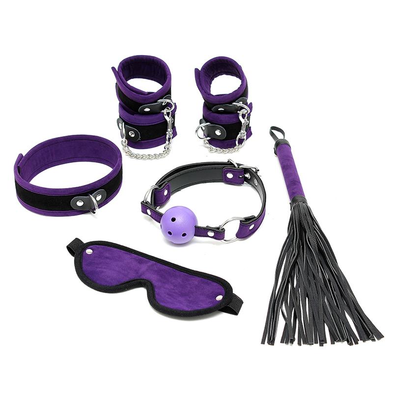 Set de Bondage 6 Piezas Púrpura - Imagen 5