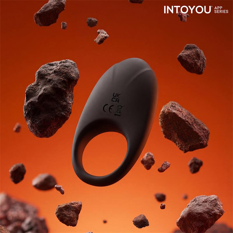 Ringo Anillo Vibrador con APP Unibody Negro - Imagen 4