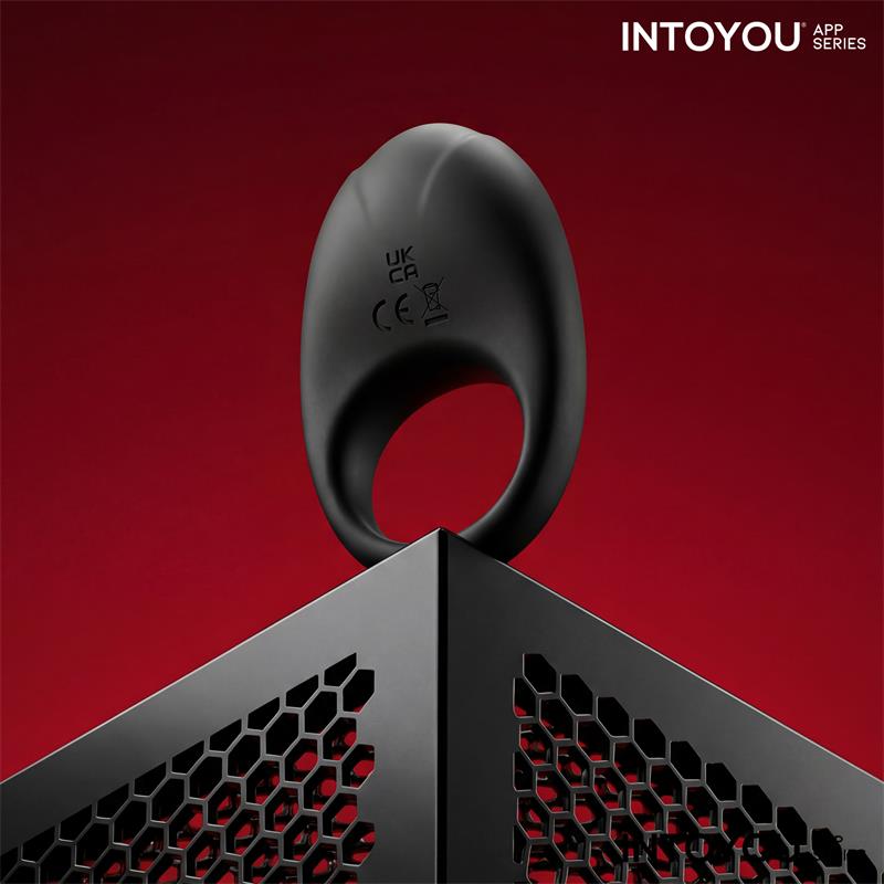 Ringo Anillo Vibrador con APP Unibody Negro - Imagen 7