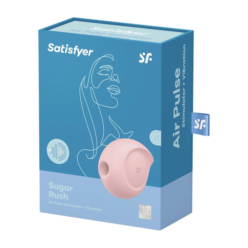 Sugar Rush Succionador de Clítoris y Vibración Rosa - Imagen 7
